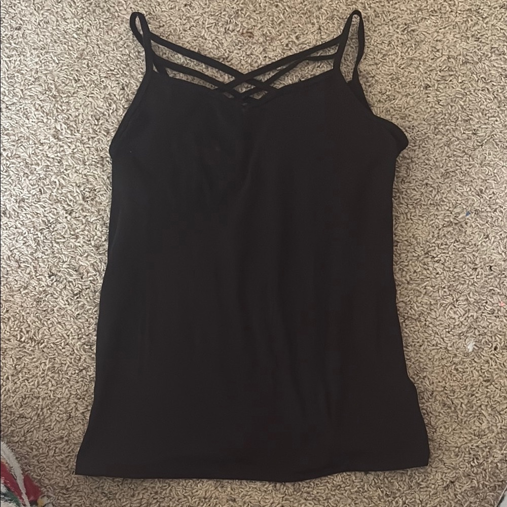 Epic Threads Black Sleeveless Camisole Top